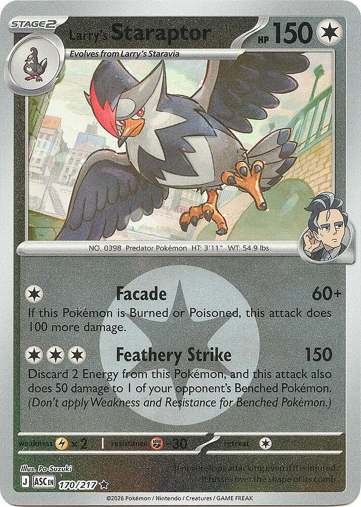 Larry's Staraptor (Energy Symbol Pattern)