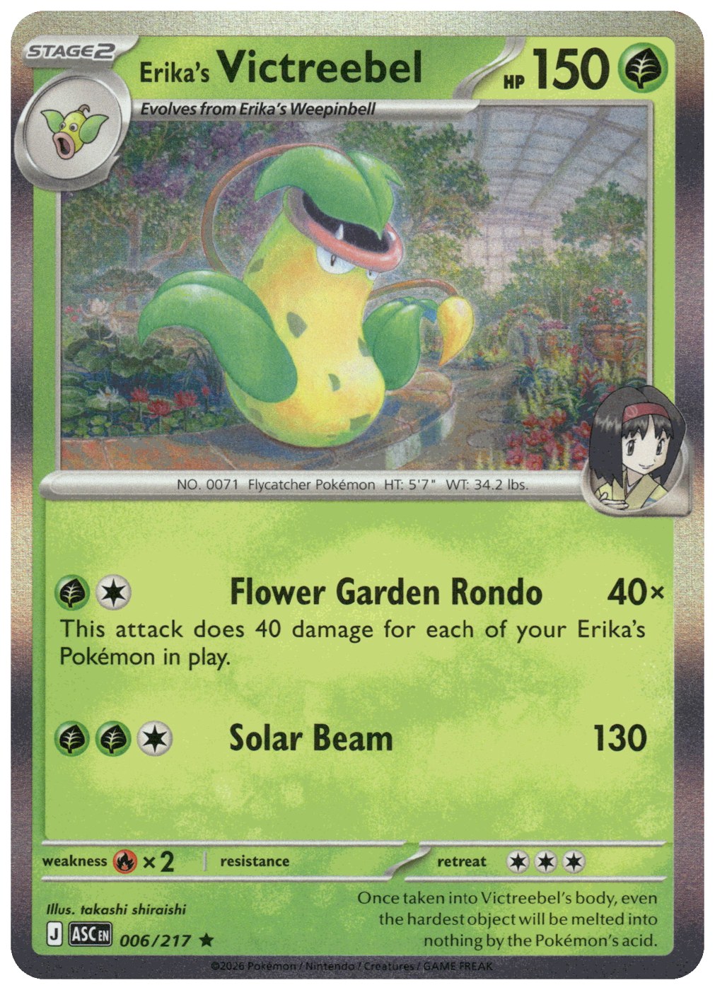 Erika's Victreebel