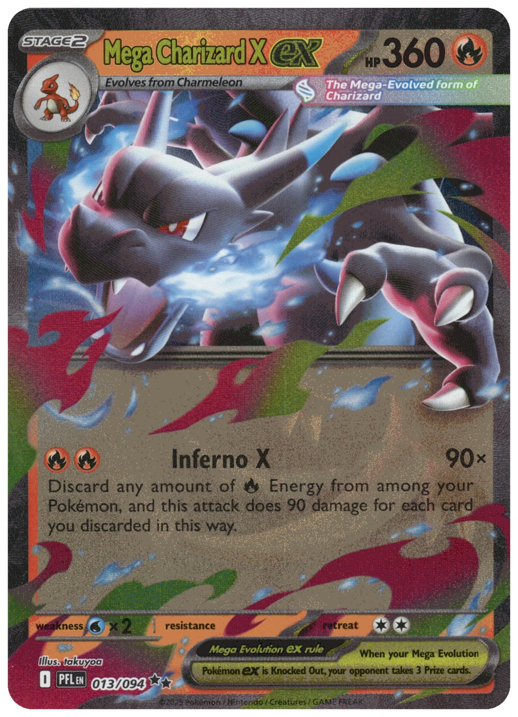 Mega Charizard X ex foto 2