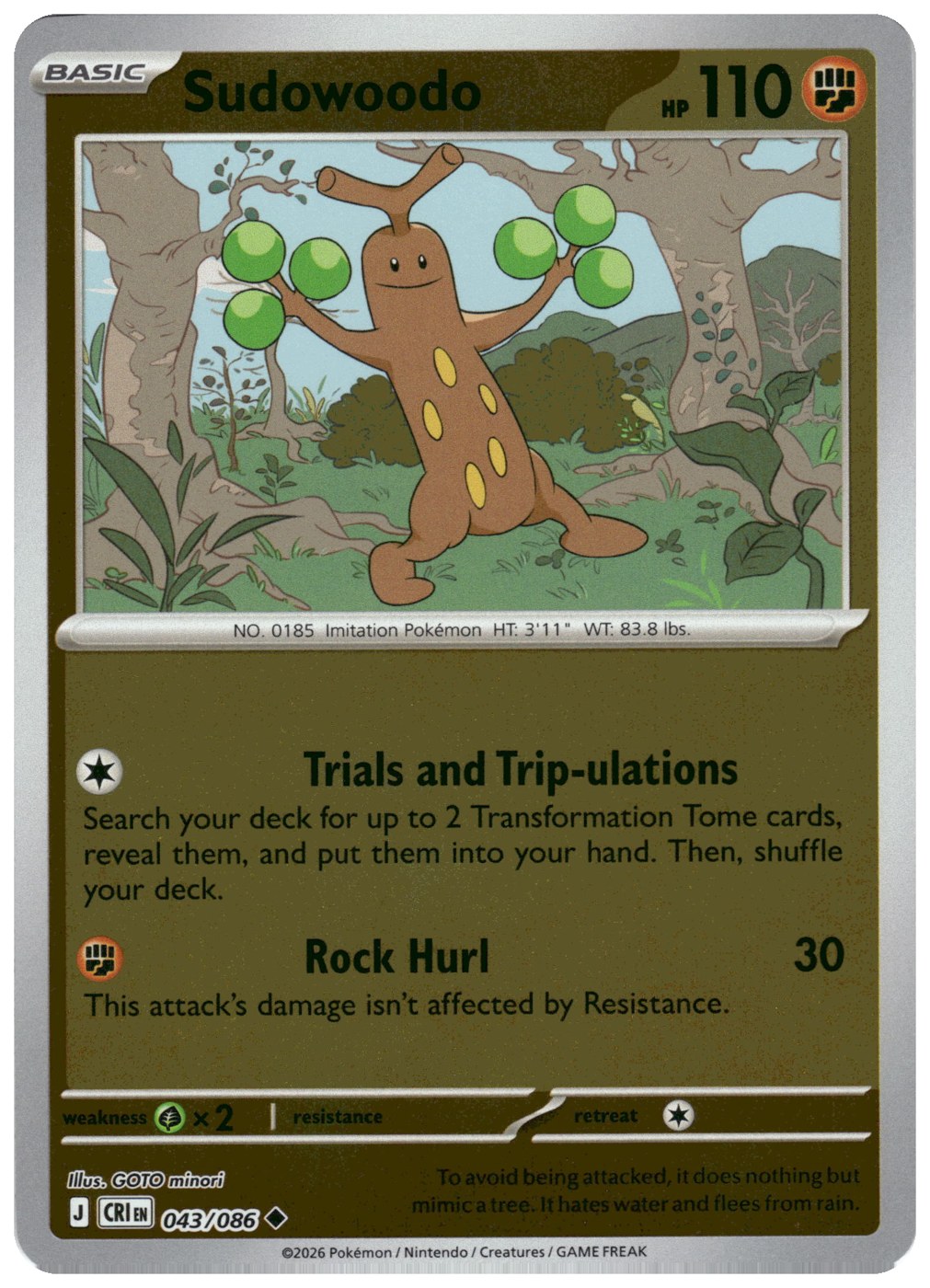 Sudowoodo