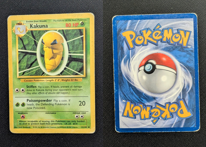 Base Set (Unlimited) bundel - 8 kaarten - Kakuna, Abra, Machop, Prof. Oak e.a. foto 4