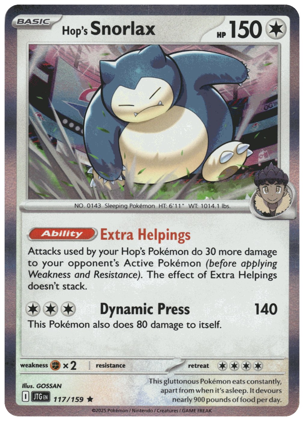 Hop's Snorlax