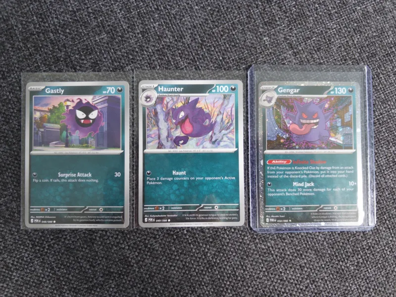 Gengar POR 050/088 Cosmos Holo + Gastly & Haunter