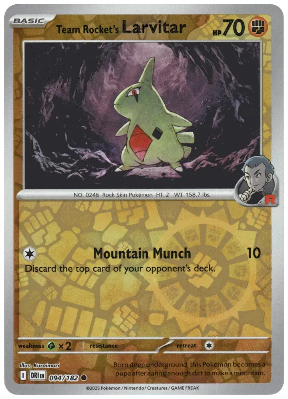 Team Rocket's Larvitar