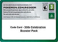 Code Card - 30th Celebration Booster Pack