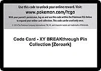 Code Card - XY BREAKthrough Pin Collection [Zoroark]