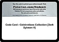 Code Card - Celebrations Collection [Dark Sylveon V]