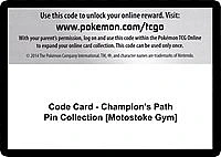 Code Card - Champion's Path Pin Collection [Motostoke Gym]