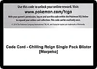 Code Card - Chilling Reign Single Pack Blister [Morpeko]