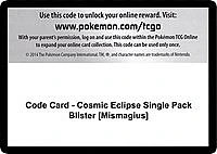 Code Card - Cosmic Eclipse Single Pack Blister [Mismagius]