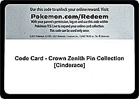Code Card - Crown Zenith Pin Collection [Cinderace]