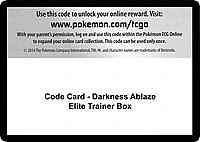 Code Card - Darkness Ablaze Elite Trainer Box