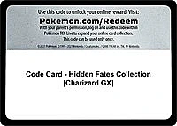 Code Card - Hidden Fates Collection [Charizard GX]