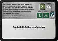 Code Card - Journey Together Booster Pack