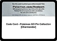 Code Card - Pokemon GO Pin Collection [Charmander]