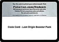 Code Card - Lost Origin Booster Pack