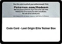 Code Card - Lost Origin Elite Trainer Box