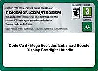 Code Card - Mega Evolution Enhanced Booster Display Box digital bundle