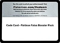 Code Card - Paldean Fates Booster Pack
