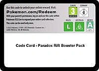 Code Card - Paradox Rift Booster Pack