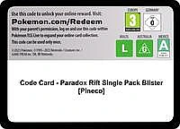 Code Card - Paradox Rift Single Pack Blister [Pineco]