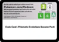 Code Card - Prismatic Evolutions Booster Pack