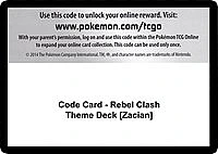 Code Card - Rebel Clash Theme Deck [Zacian]