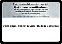 Code Card - Scarlet & Violet Build & Battle Box