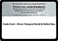 Code Card - Silver Tempest Build & Battle Box
