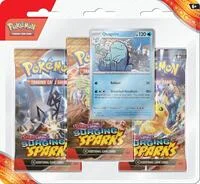 Surging Sparks 3 Pack Blisters [Quagsire]