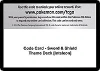 Code Card - Sword & Shield Theme Deck [Inteleon]