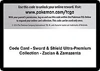 Code Card - Sword & Shield Ultra-Premium Collection - Zacian & Zamazenta