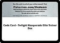 Code Card - Twilight Masquerade Elite Trainer Box