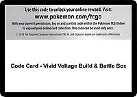 Code Card - Vivid Voltage Build & Battle Box