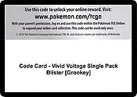 Code Card - Vivid Voltage Single Pack Blister [Grookey]