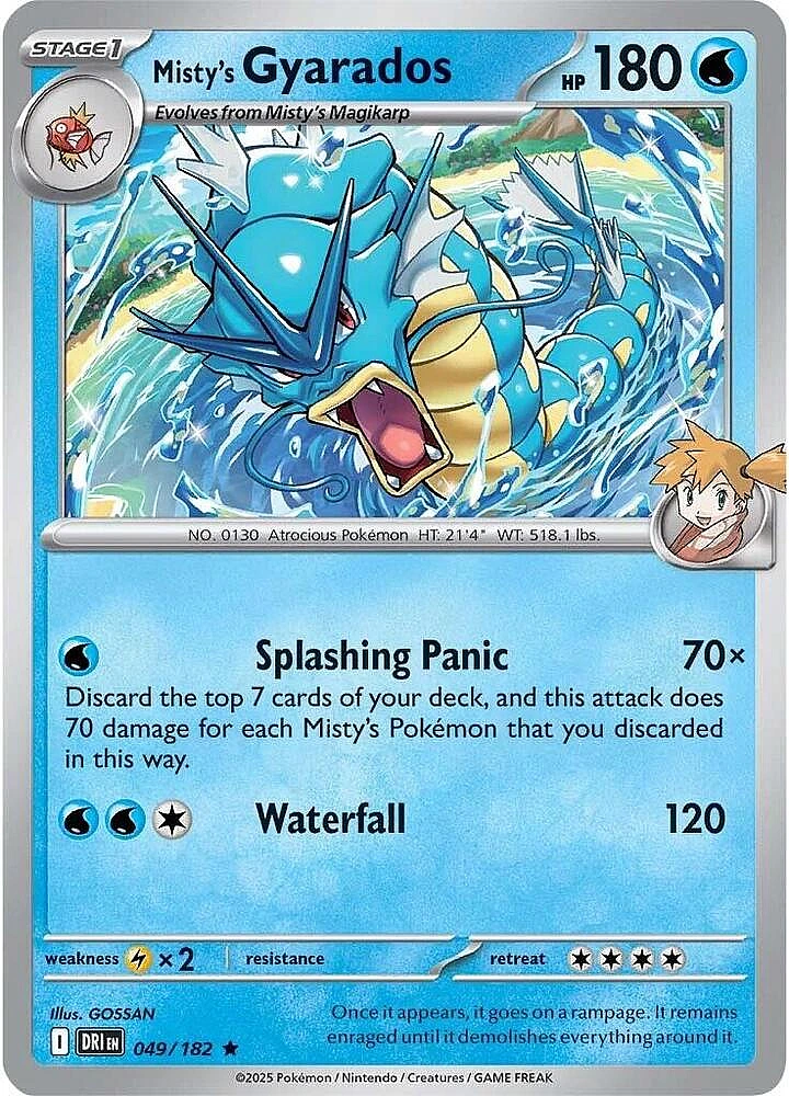 Misty's Gyarados (Non-holo)