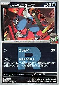 Team Rocket's Sneasel (Team Rocket Pattern)