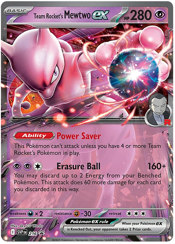 Team Rocket's Mewtwo ex