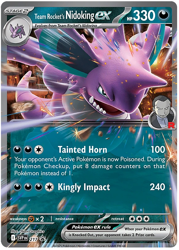 Team Rocket's Nidoking ex