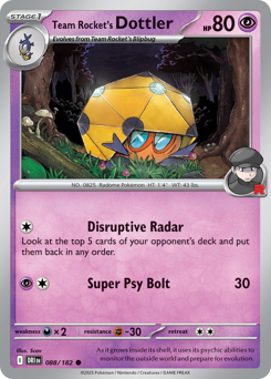 Team Rocket's Dottler