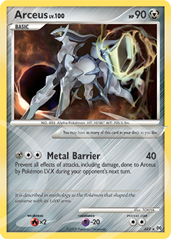 Single kaarten — Arceus