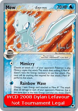 Mew Gold Star δ Delta Species