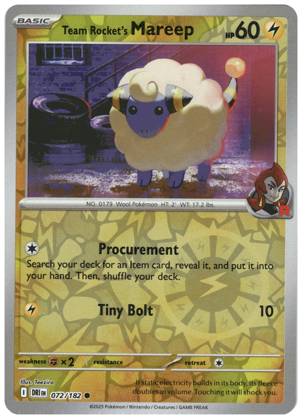 Team Rocket's Mareep