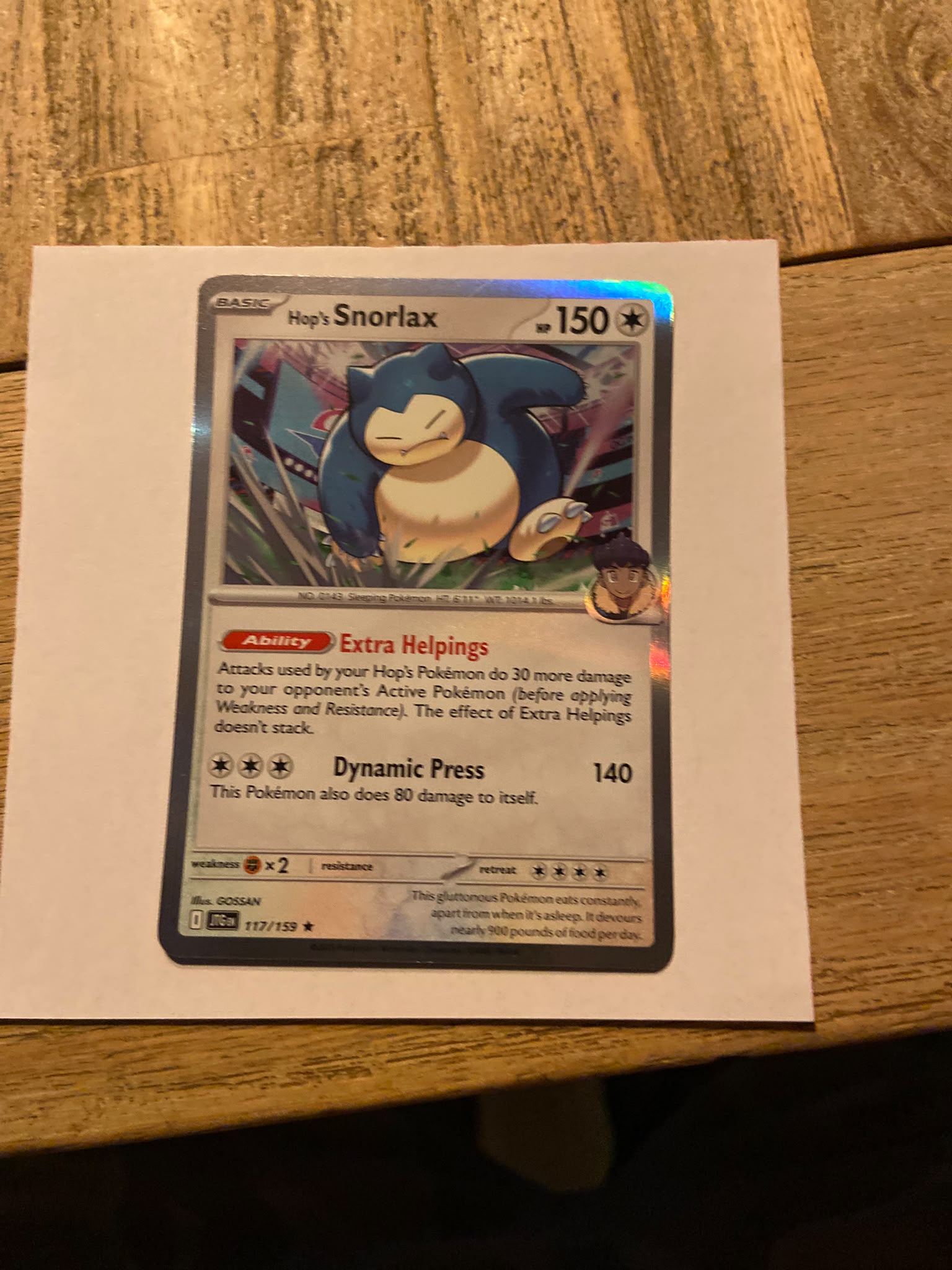 Hop's Snorlax