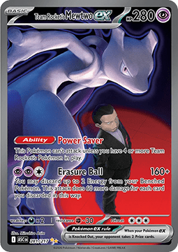 Team Rocket's Mewtwo ex foto 1