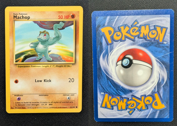 Base Set (Unlimited) bundel - 8 kaarten - Kakuna, Abra, Machop, Prof. Oak e.a. foto 6