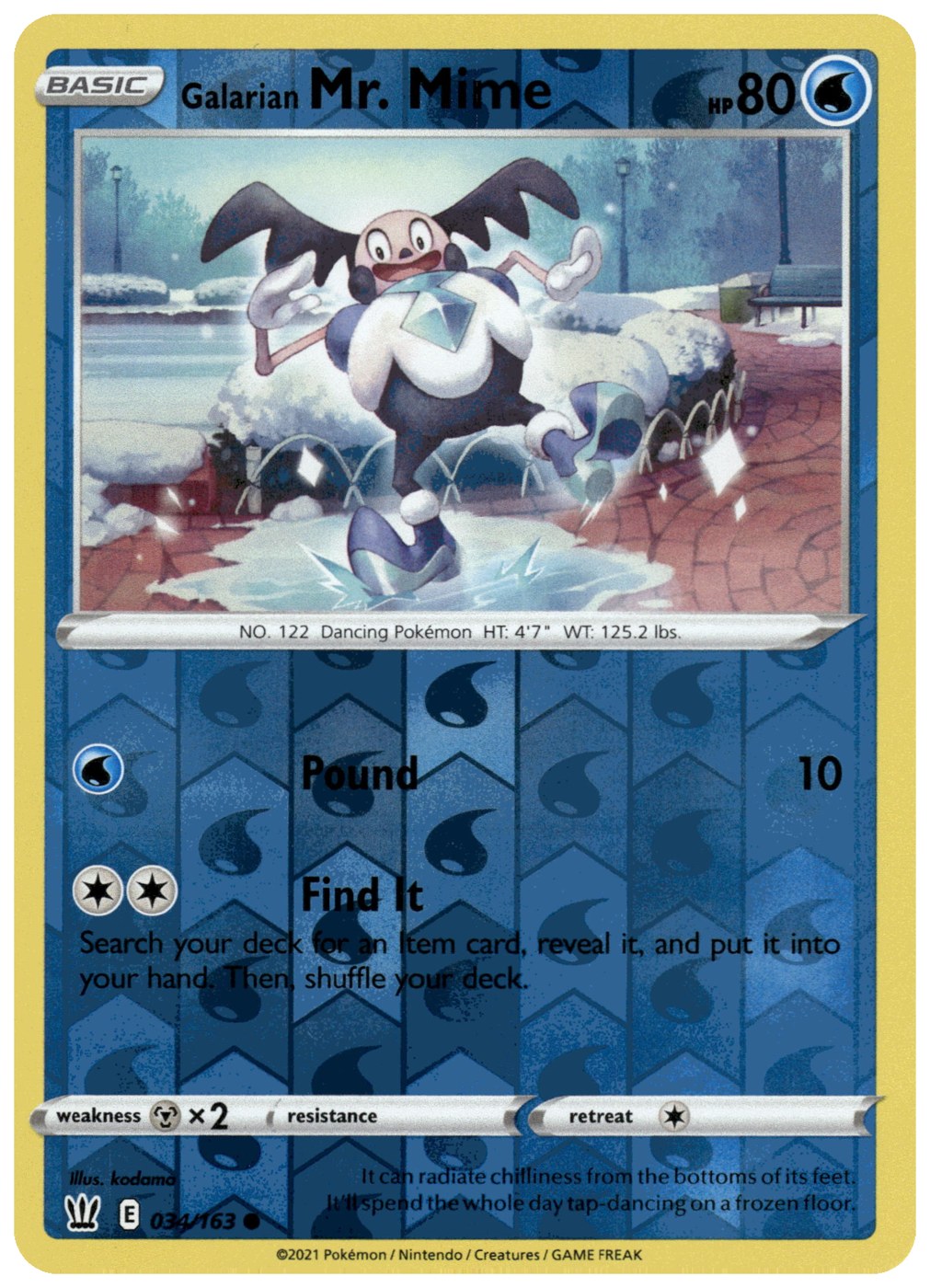 Galarian Mr. Mime foto 2