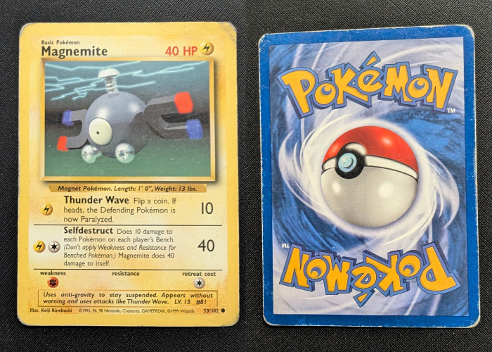 Base Set (Unlimited) bundel - 8 kaarten - Kakuna, Abra, Machop, Prof. Oak e.a. foto 7
