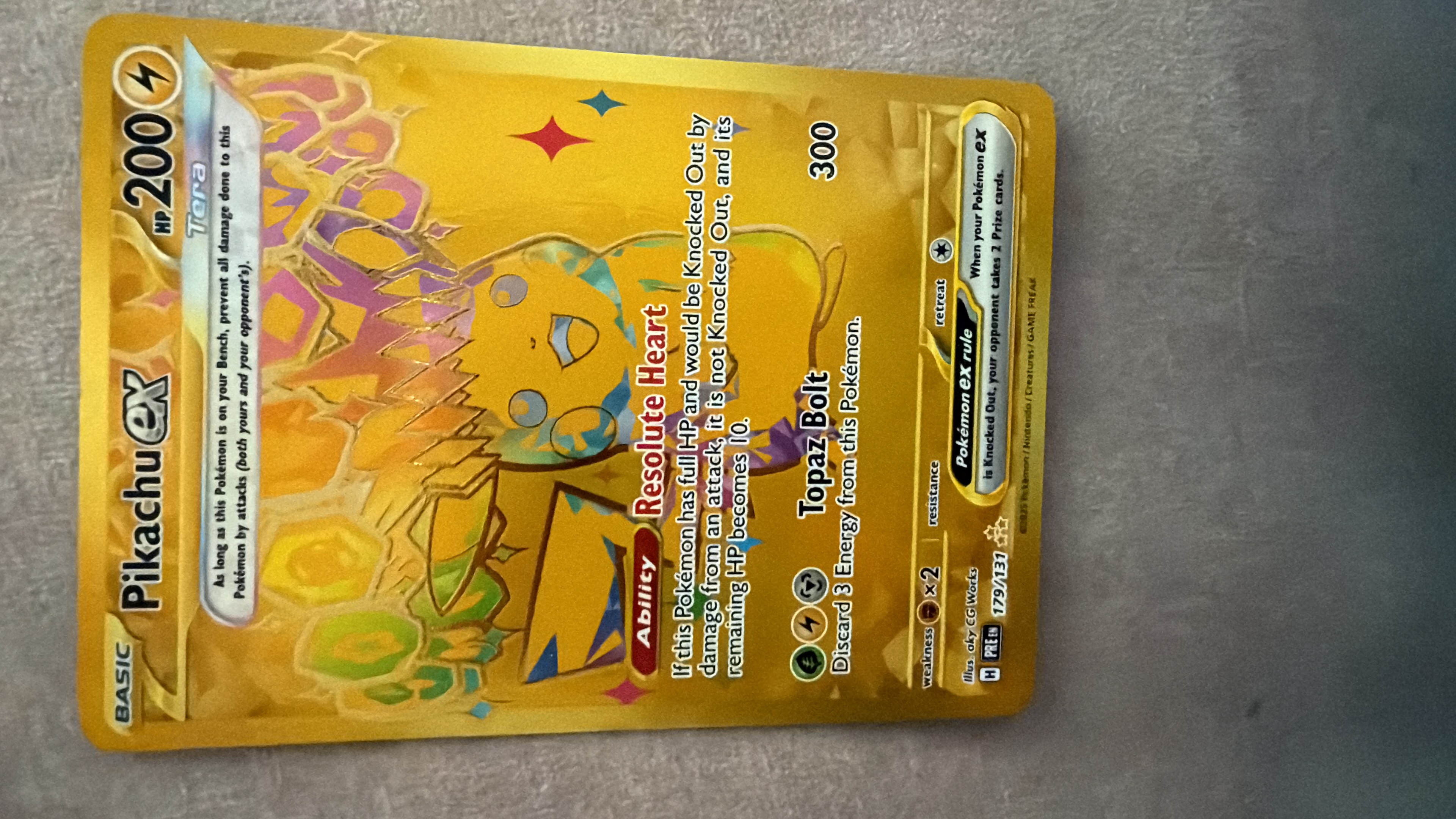 Pikachu ex foto 1