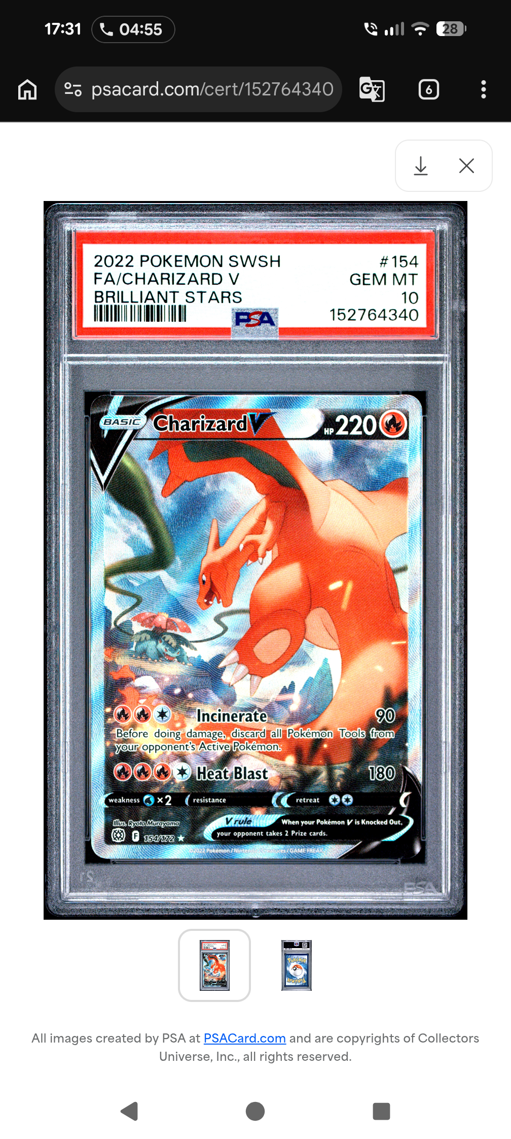 Charizard V foto 1